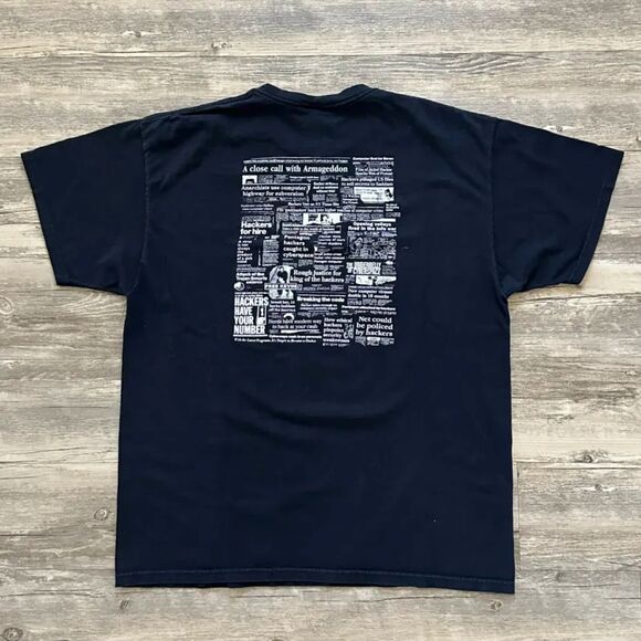 Vintage 2600 The Hacker Quarterly Blue Box T-Shirt Size XL - Picture 4 of 6